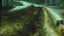 Bau der Schmißberger Kanalisation von 1972 - 1975