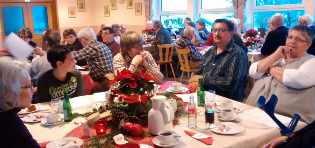 Abschied beim Adventskaffee