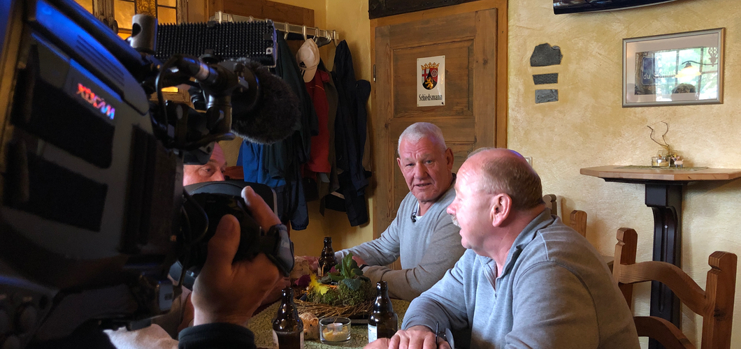 Der SWR filmt in Schmißberg