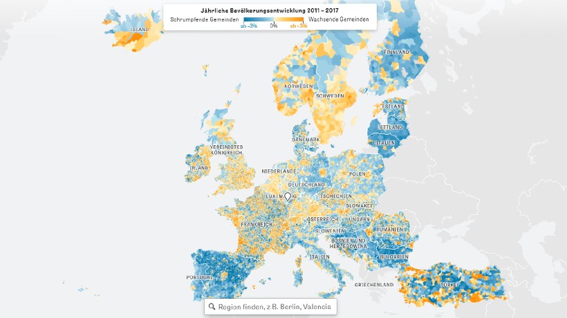 Schmissberg im Datenprojekt von Zeit-Online