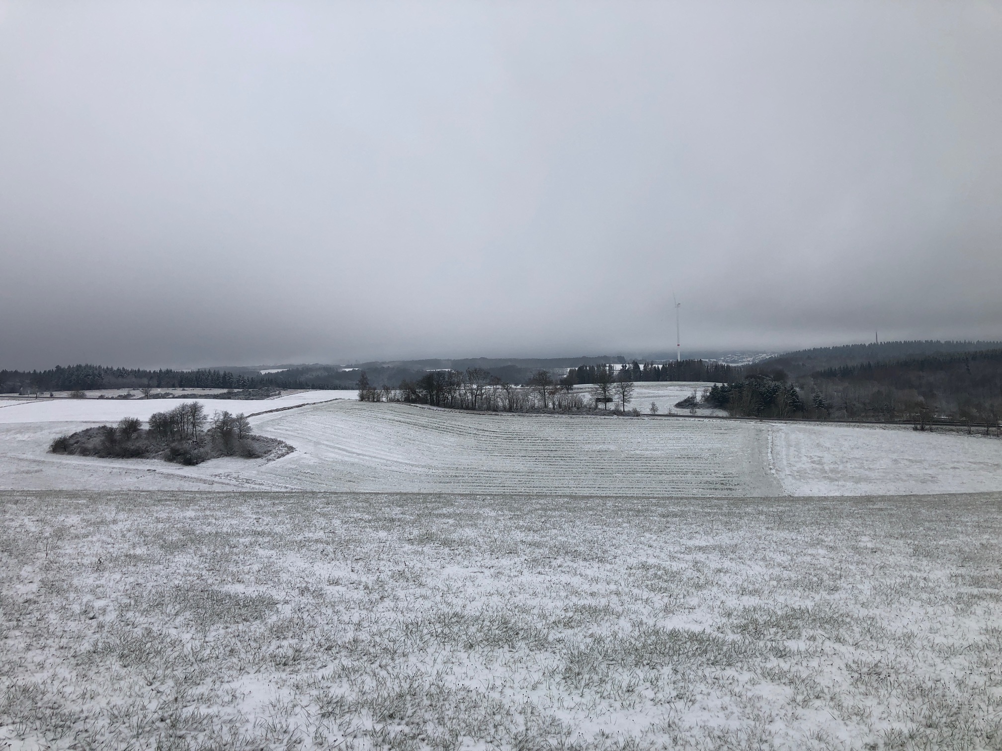 Schnee in Schmißberg