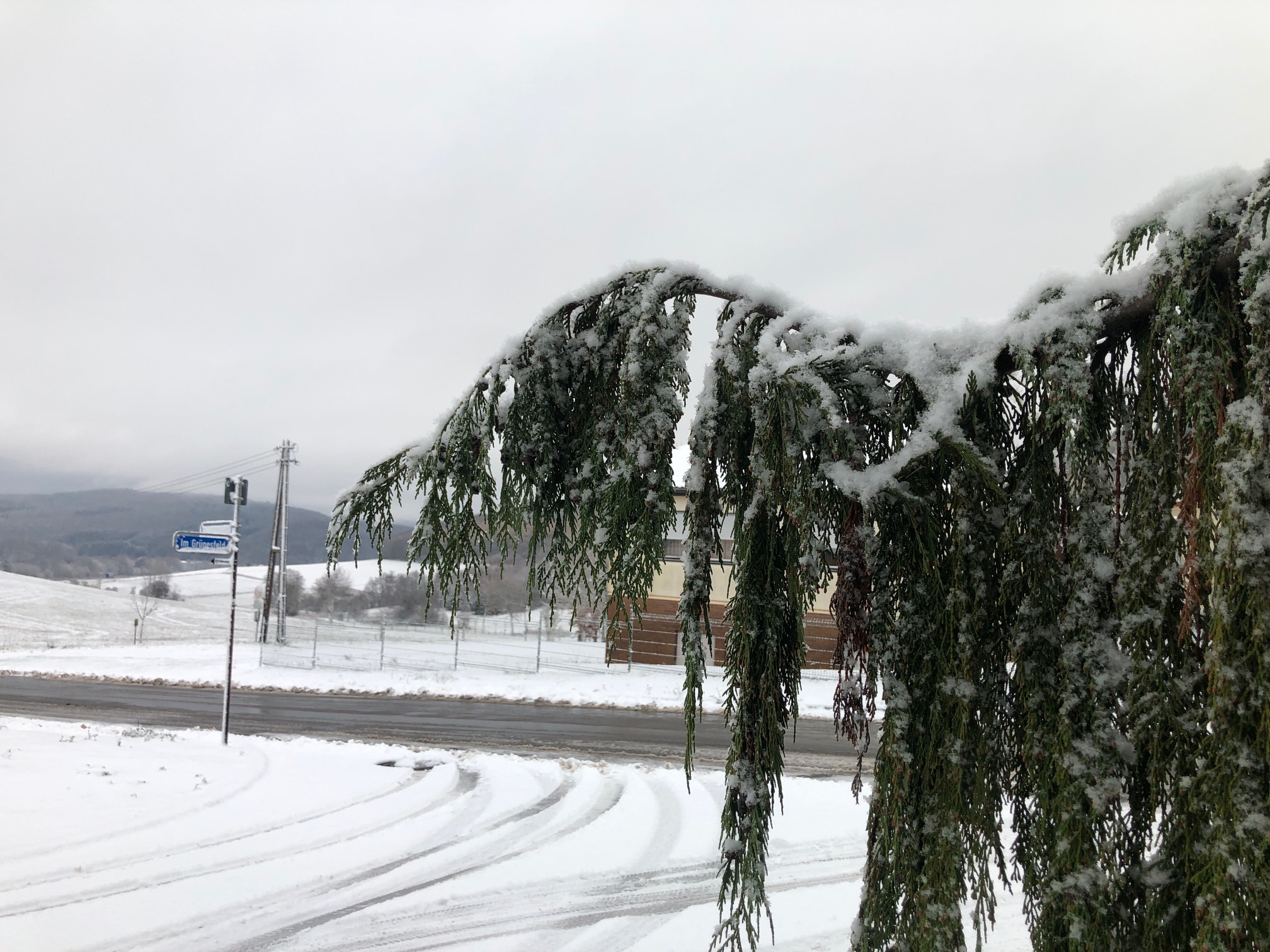 Schnee in Schmißberg